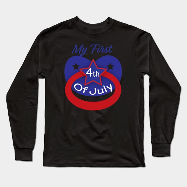 My first 4th of July Long Sleeve T-Shirt by sigdesign